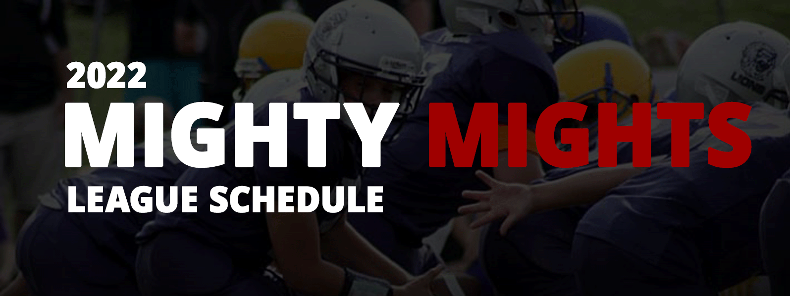 2022 CKFL Mighty Mights Schedule Central Keystone Youth Football